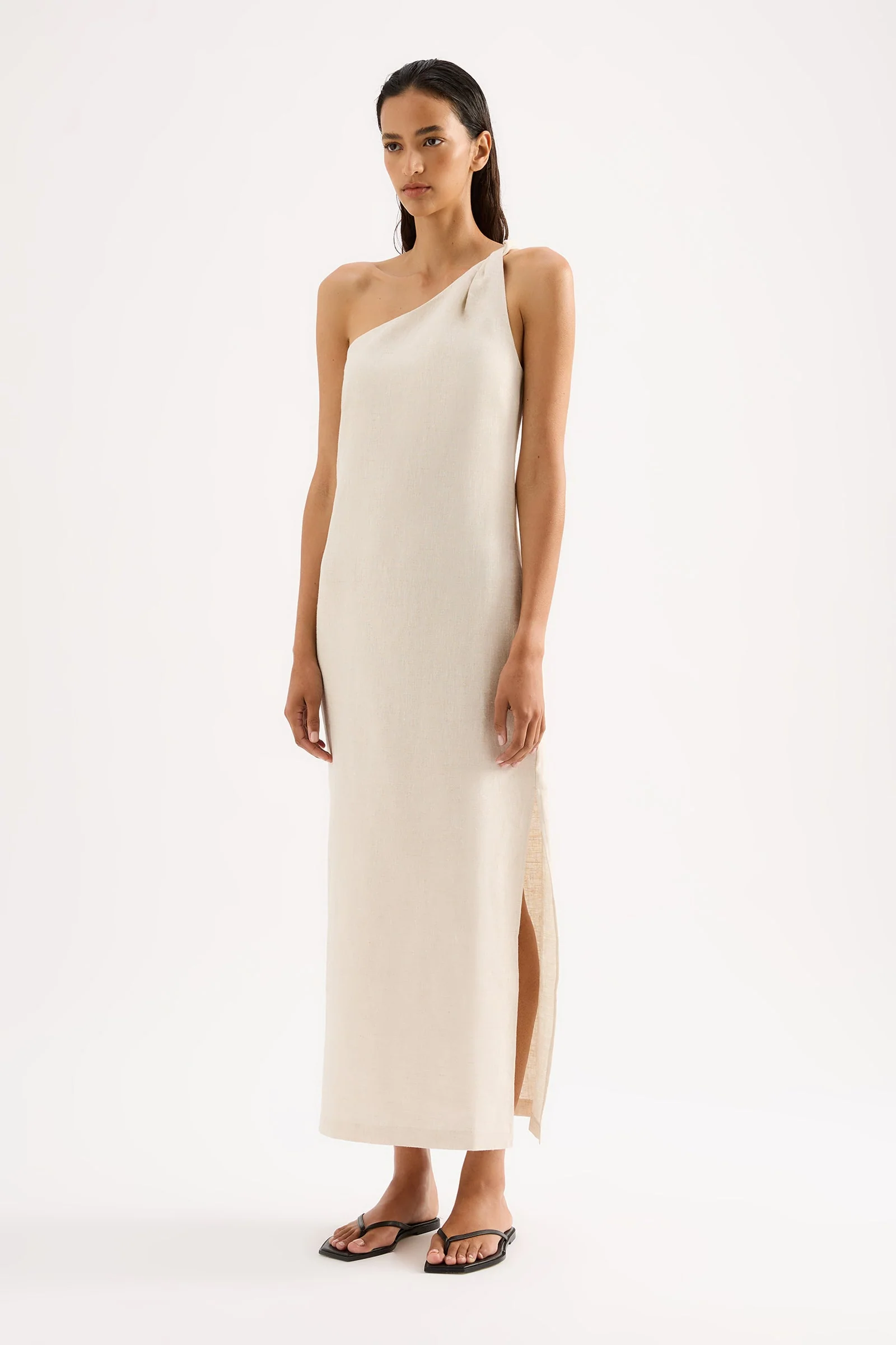AVERY LINEN MIDI DRESS - Image 3