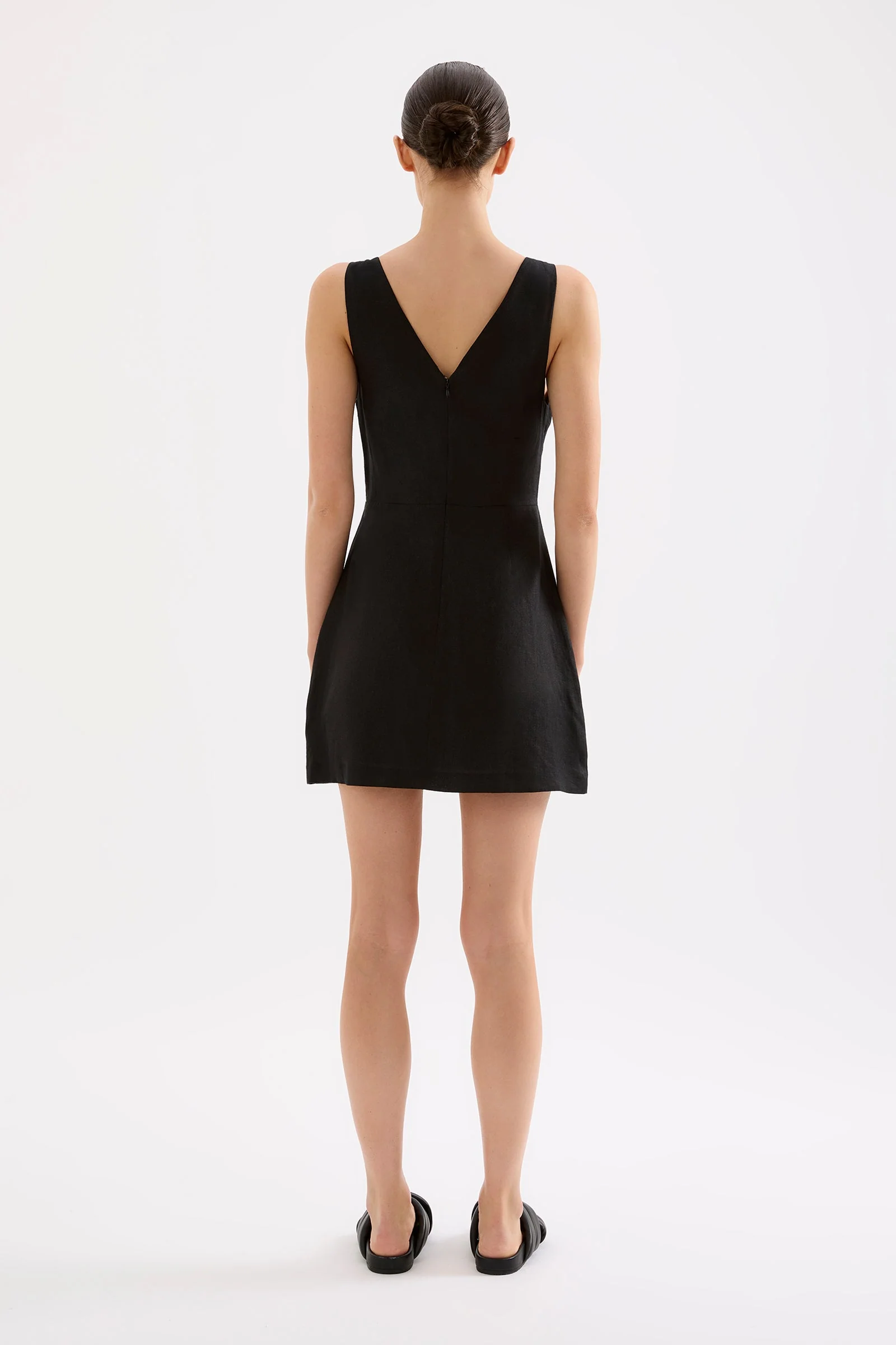 BLAIR LINEN MINI DRESS - Image 3