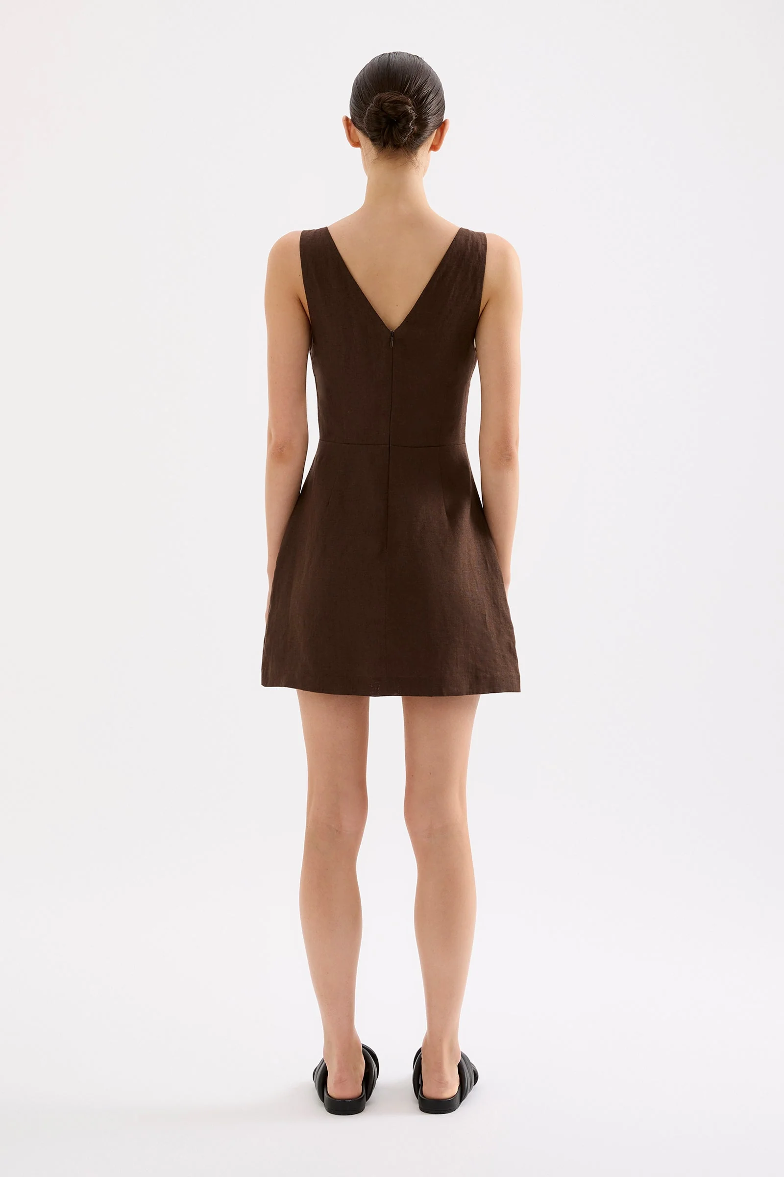 BLAIR LINEN MINI DRESS - Image 3
