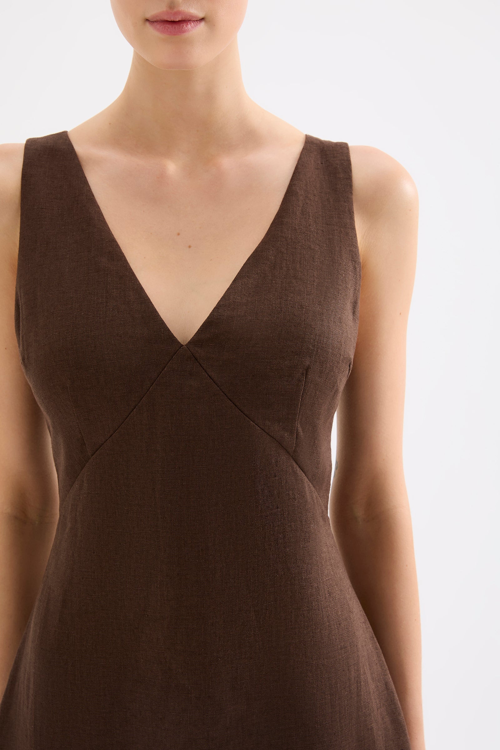 BLAIR LINEN MINI DRESS - Image 5