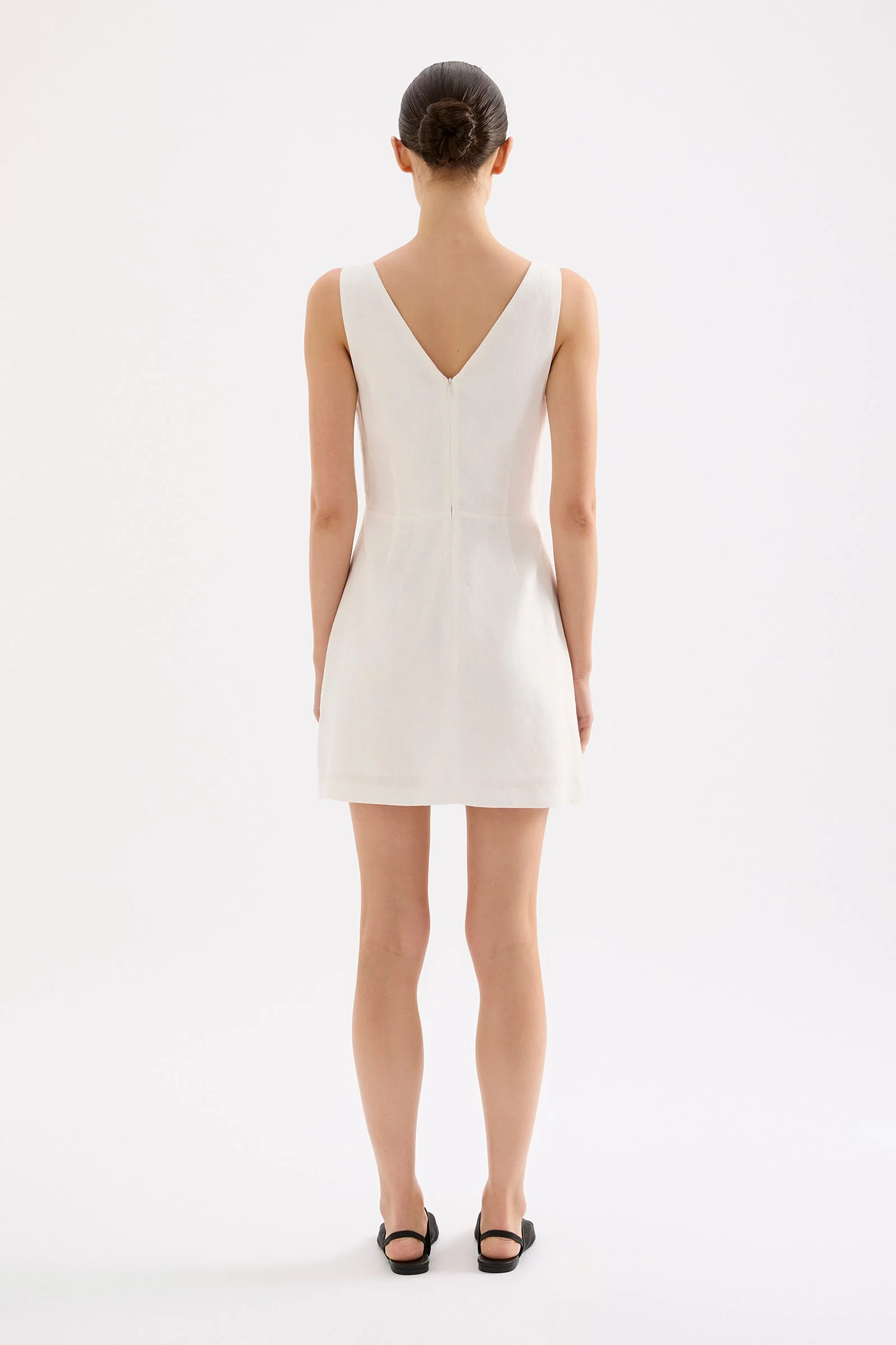 BLAIR LINEN MINI DRESS - Image 3