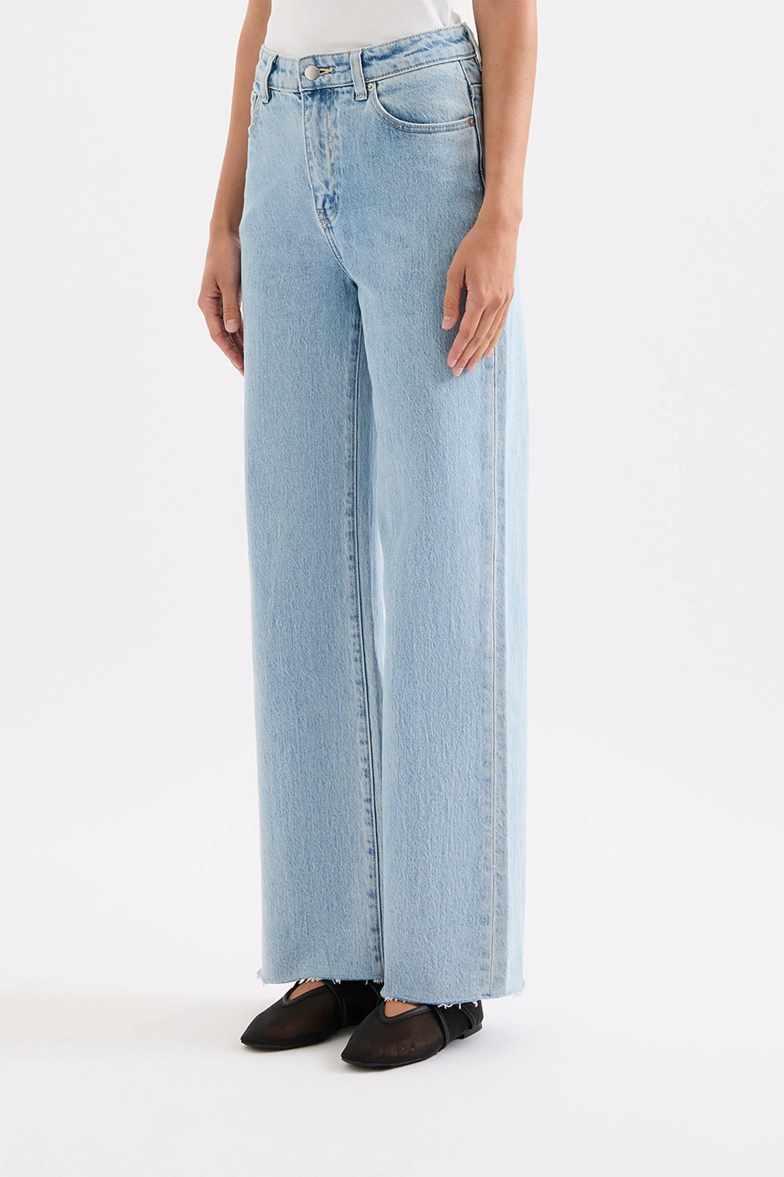 CALI STRETCH WIDE LEG JEAN - Image 3