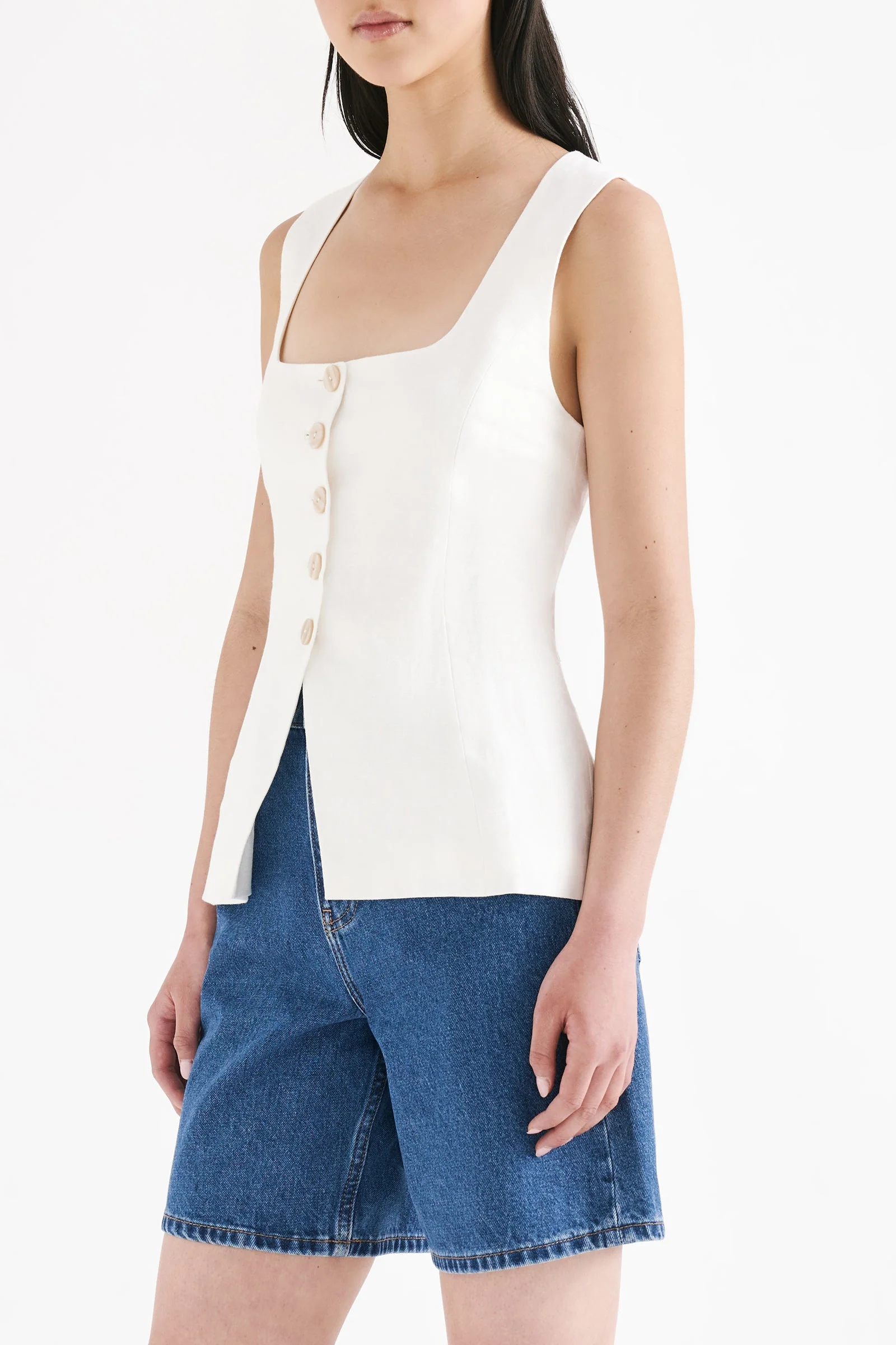 CLIO LINEN VEST - Image 4
