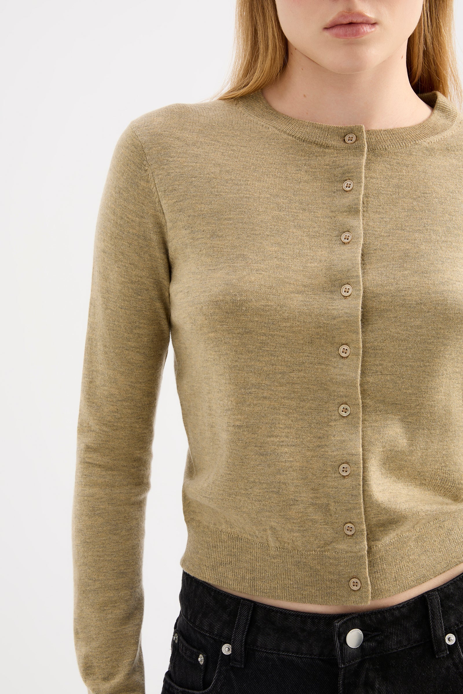 ELVIO MERINO BLEND CARDIGAN - Image 5