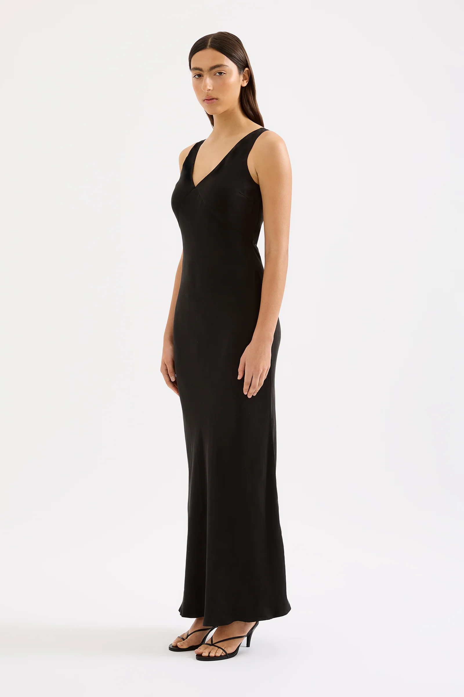 HARPER CUPRO MAXI DRESS - Image 3