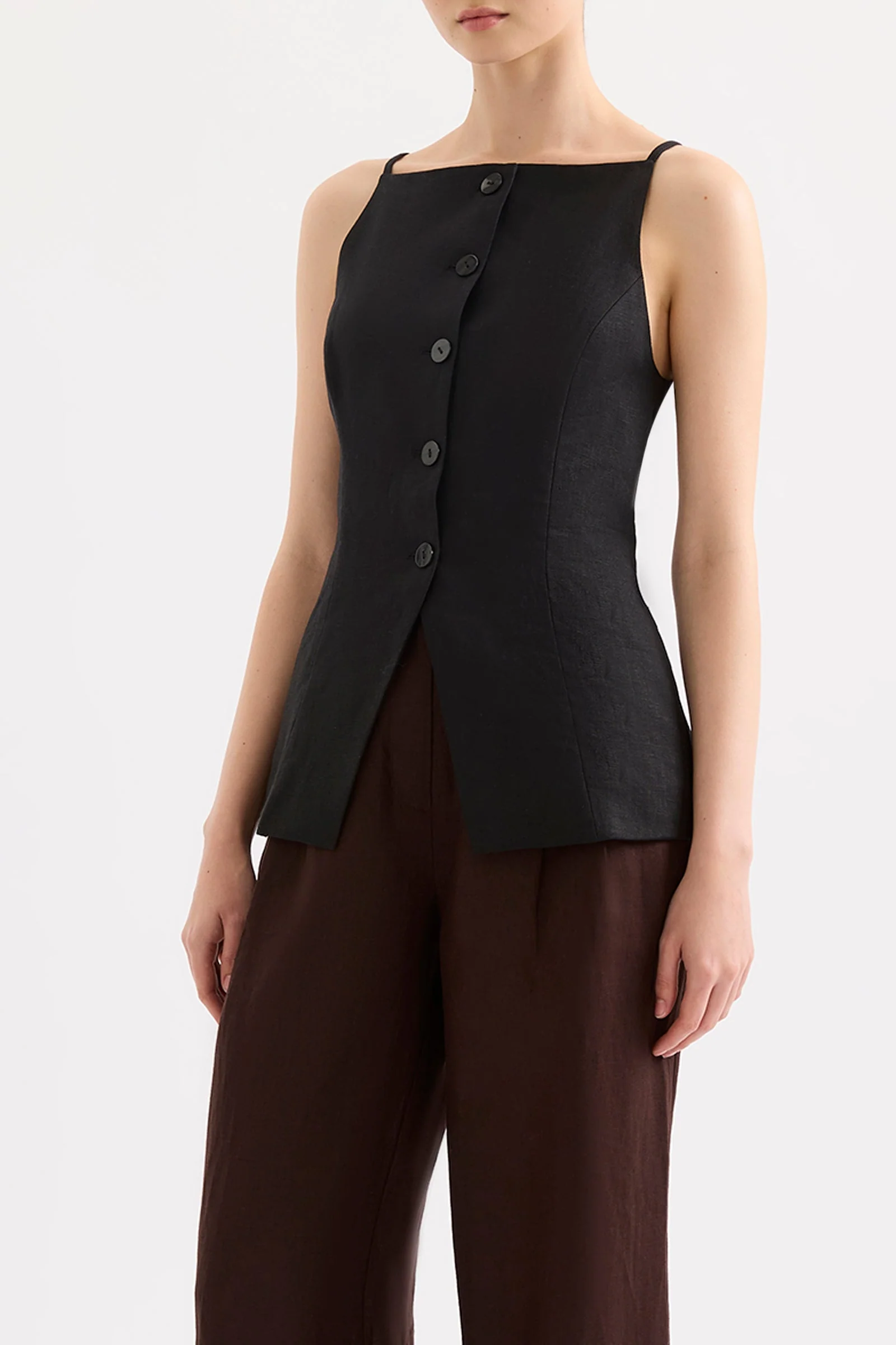 LAWRENCE LINEN VEST - Image 3