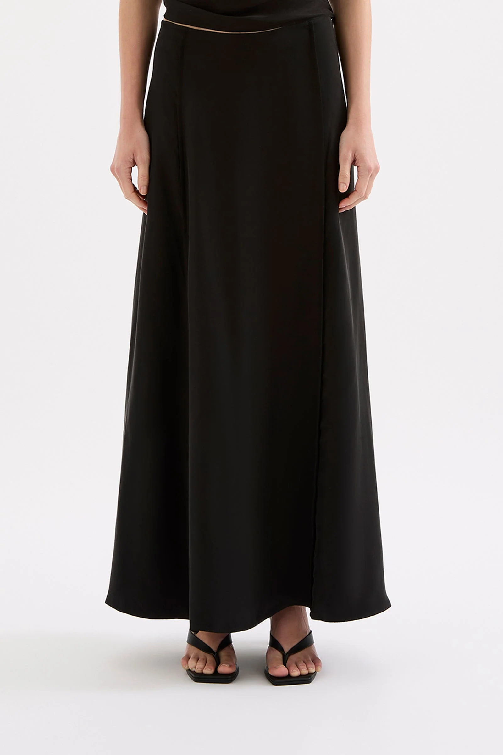 LEON CUPRO MAXI SKIRT - Image 2