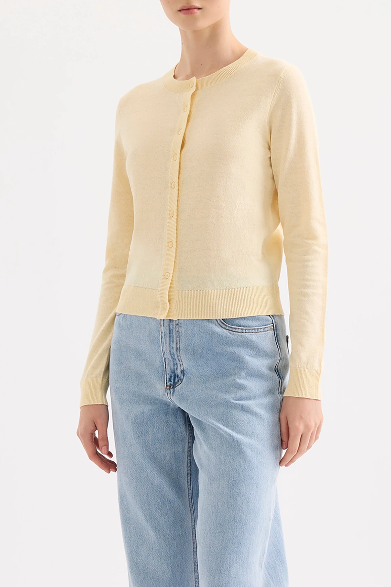 LOUIE LINEN BLEND CARDIGAN - Image 3