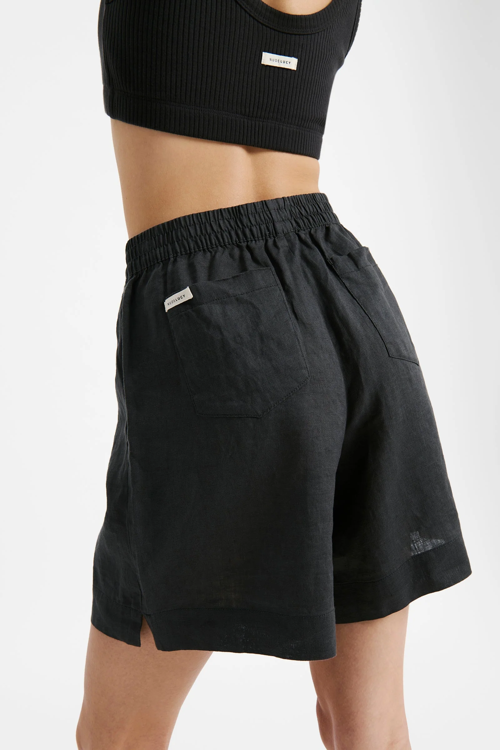 LOUNGE HERITAGE LINEN SHORT - Image 5
