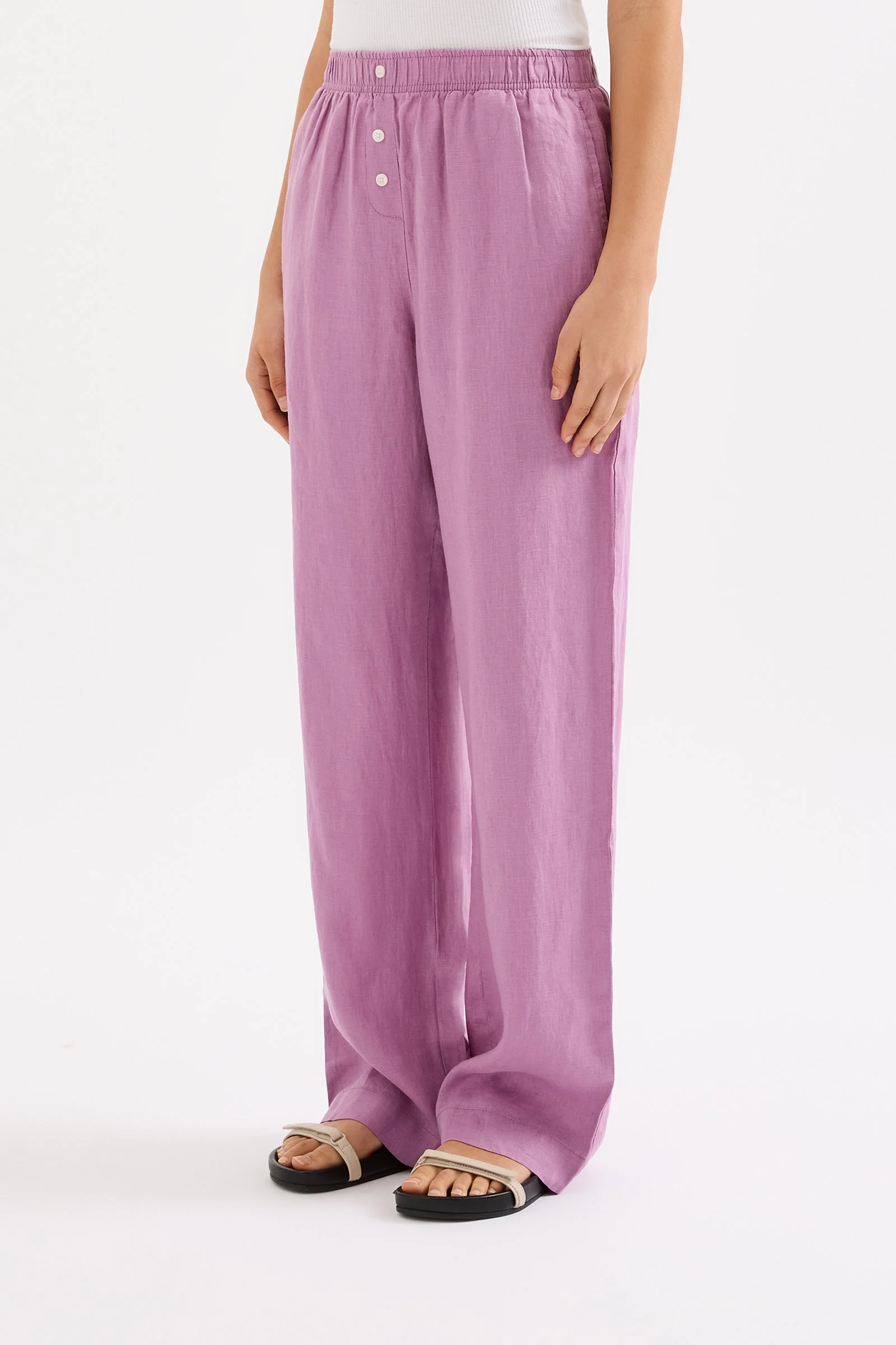 LOUNGE LINEN PANT - Image 3