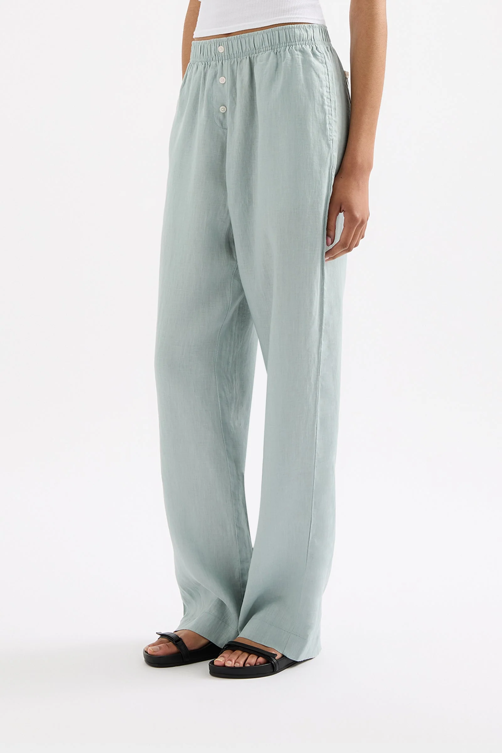 LOUNGE LINEN PANT - Image 3