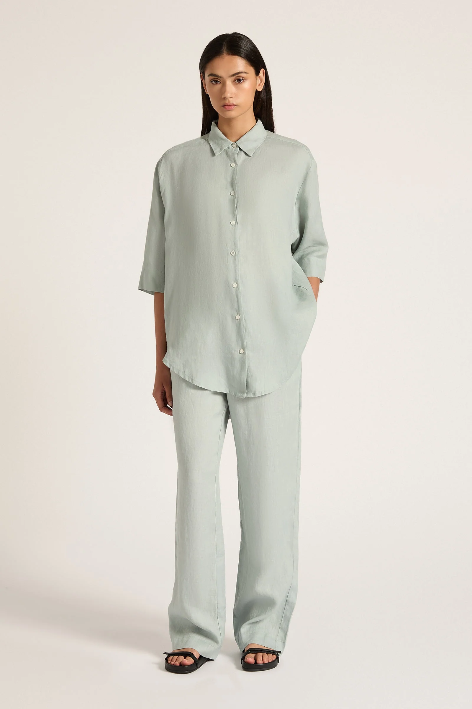 LOUNGE LINEN PANT - Image 7