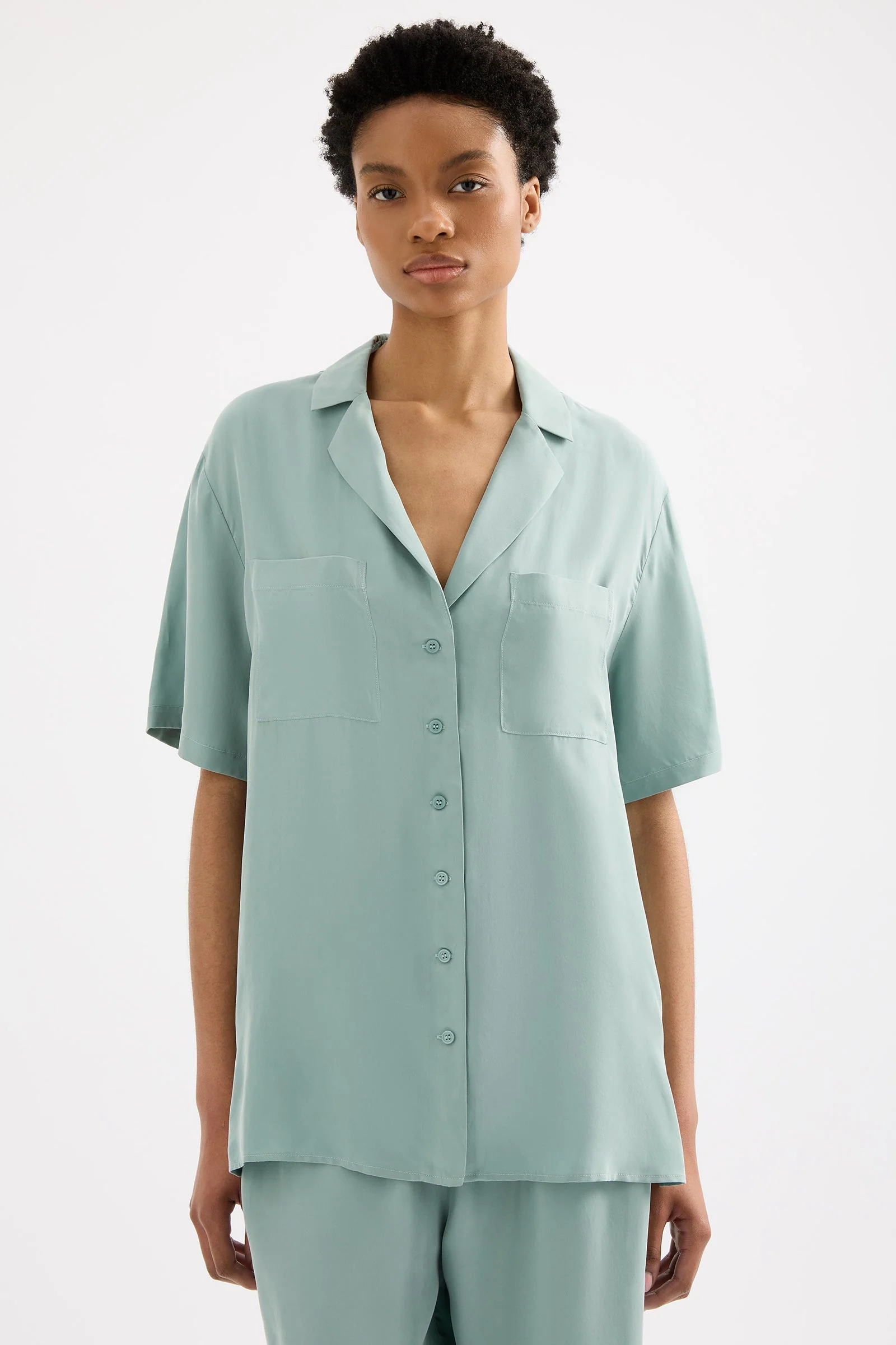LUCIA CUPRO SHIRT