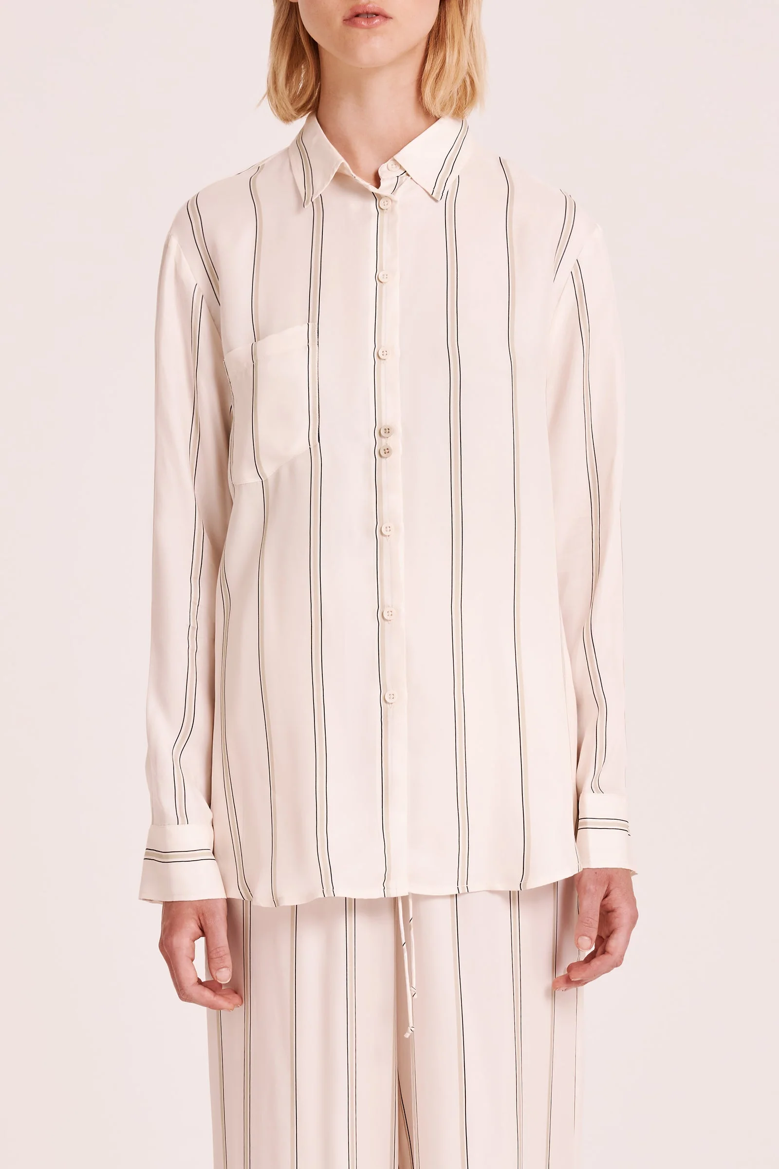 NOOSHA CUPRO LS SHIRT - Image 3