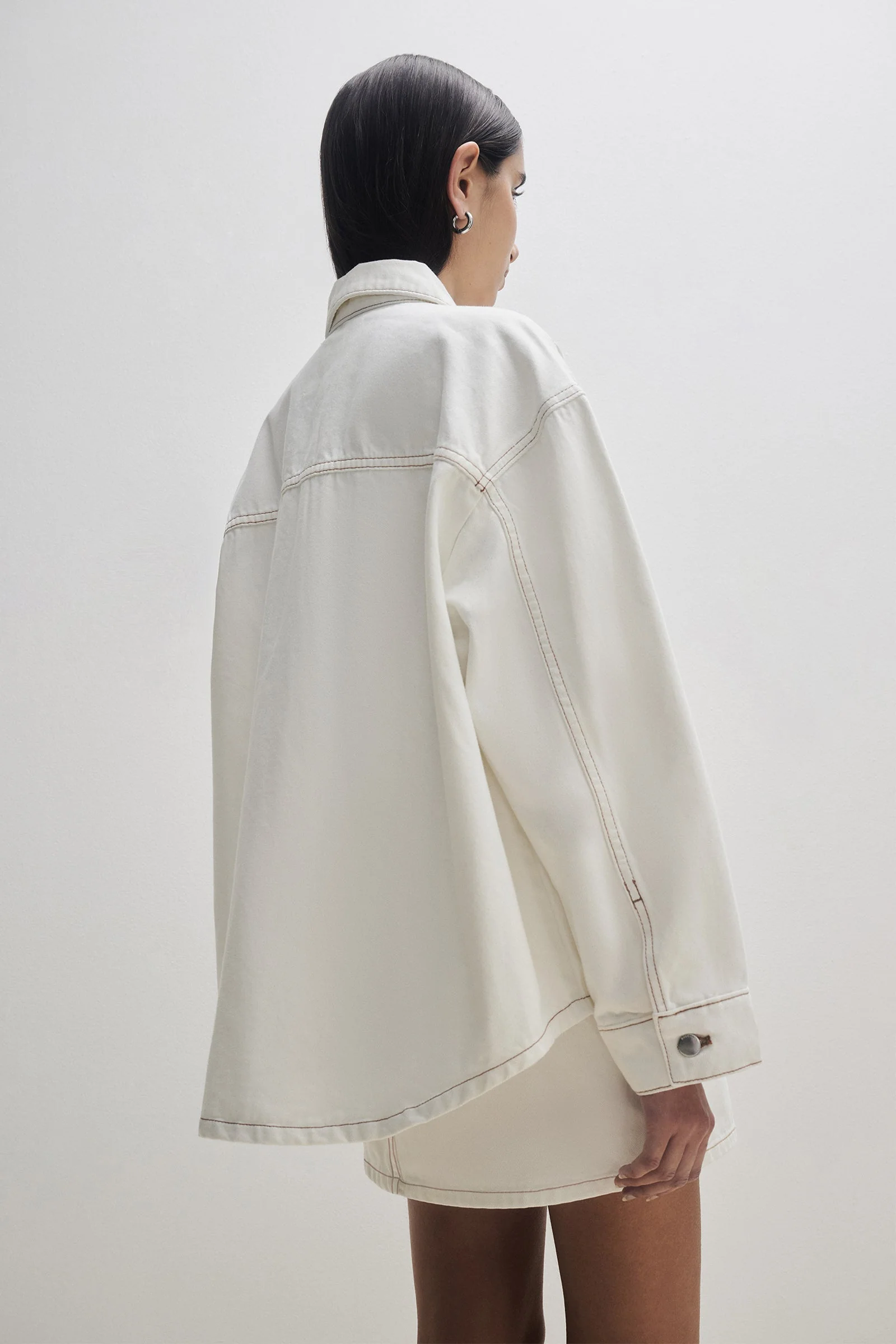 ORGANIC DENIM OVERSHIRT - Image 7