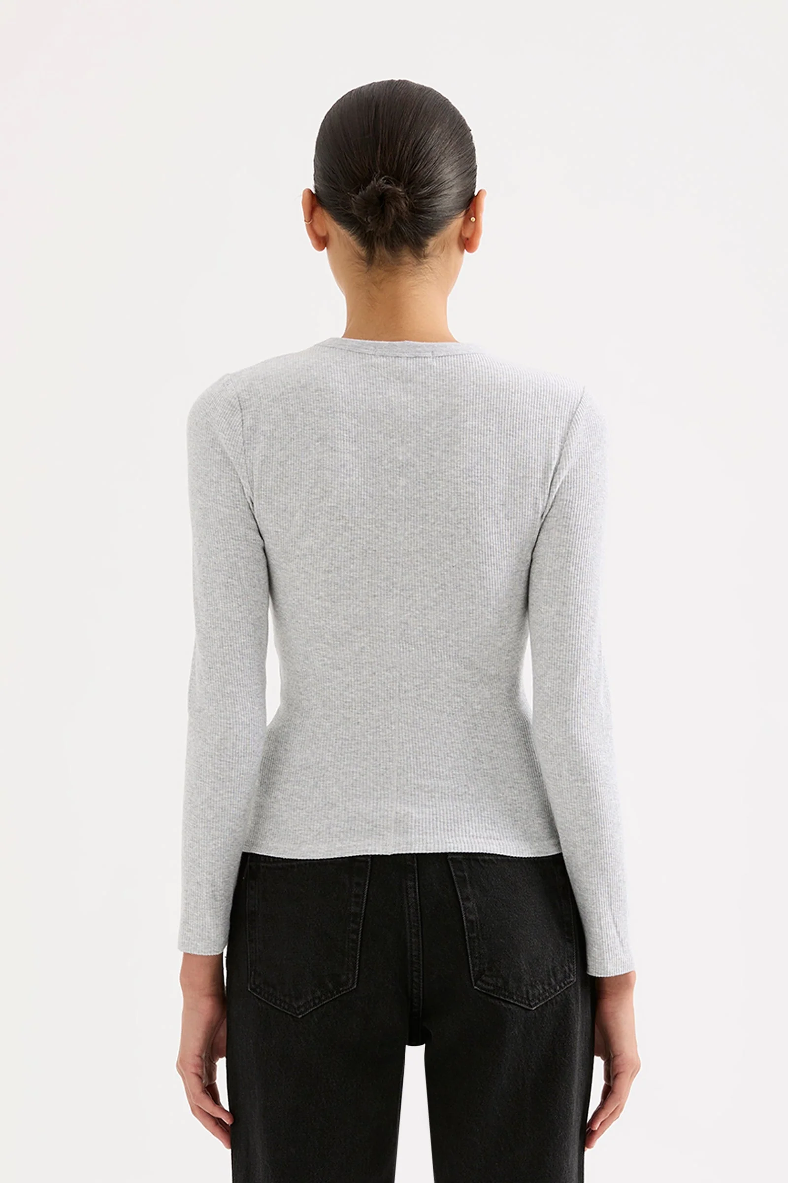 ORGANIC RIB LS TEE - Image 3