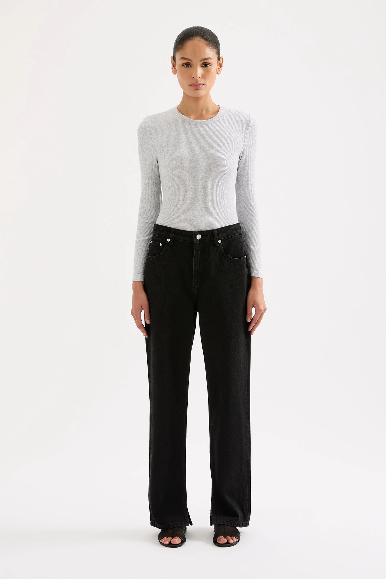 ORGANIC RIB LS TEE - Image 4