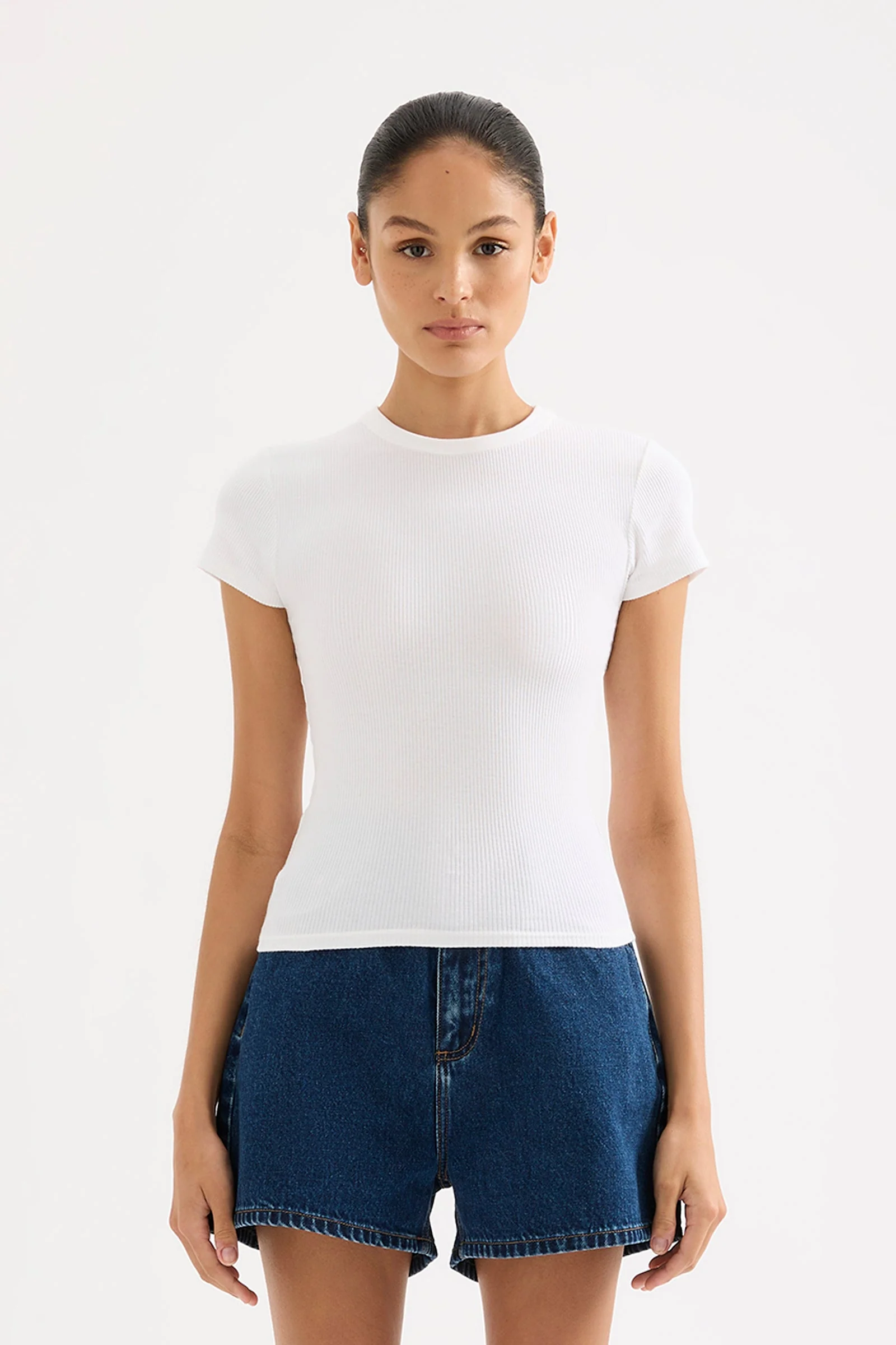 ORGANIC RIB SS TEE - Image 7