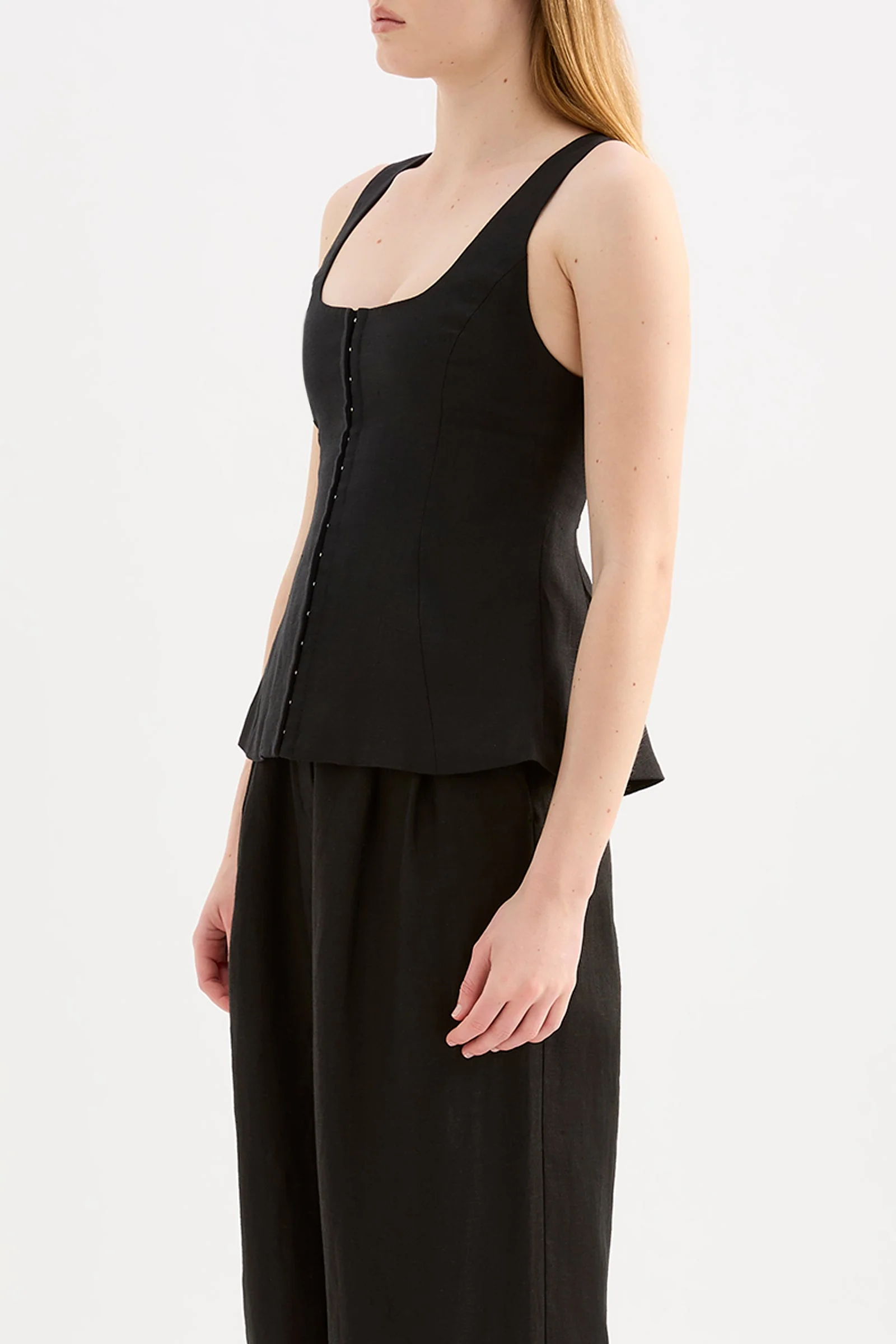 QUINN LINEN VEST - Image 3