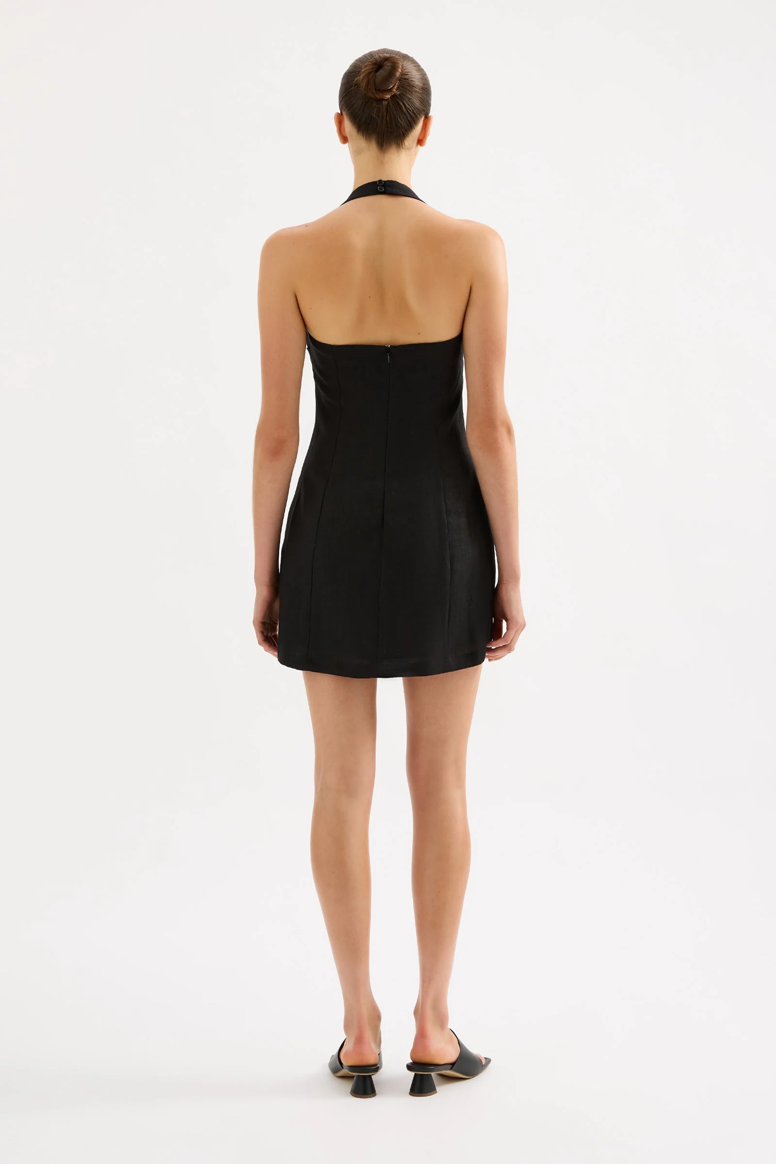 REYES LINEN MINI DRESS - Image 7