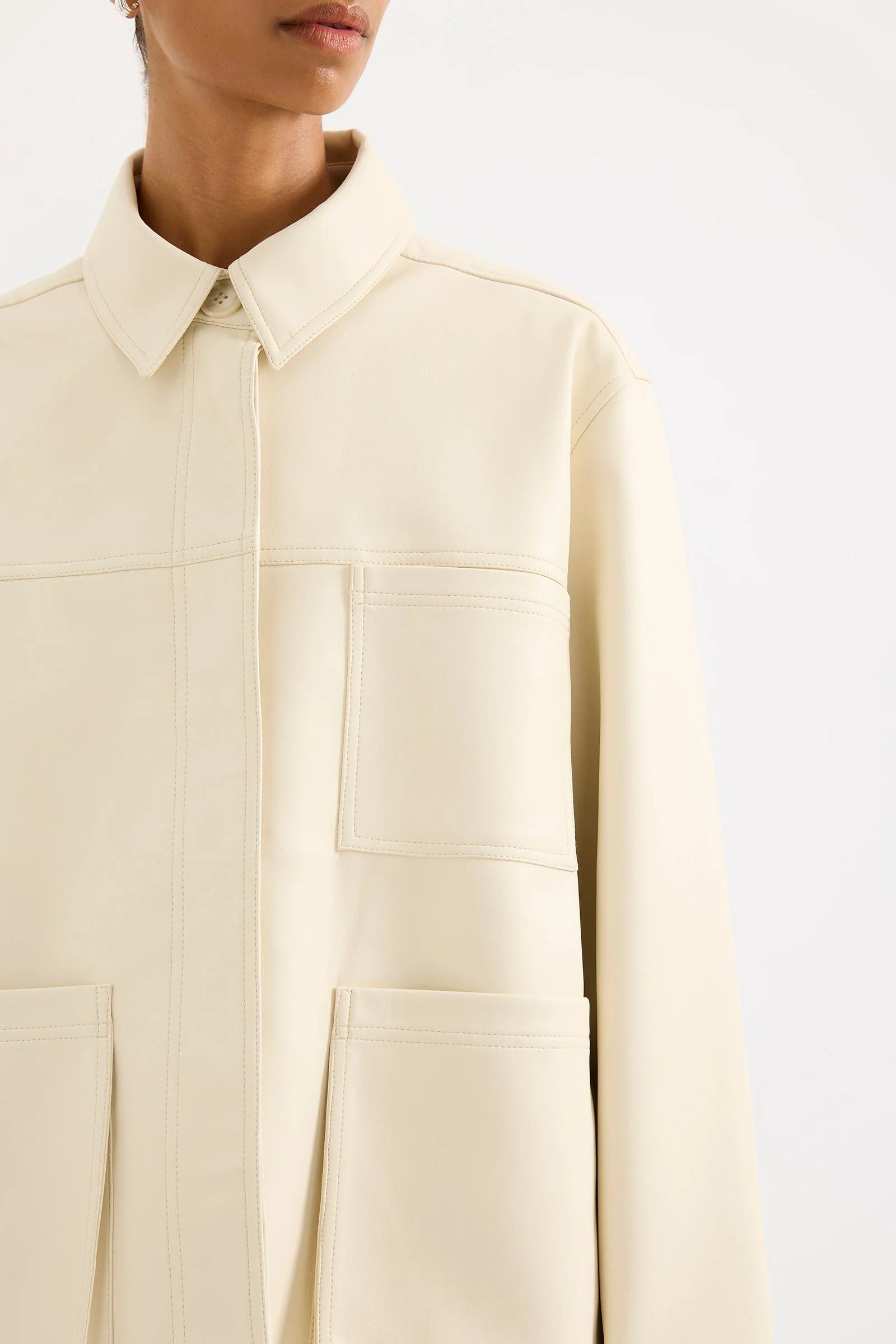 TELSEY FAUX LEATHER JACKET - Image 6